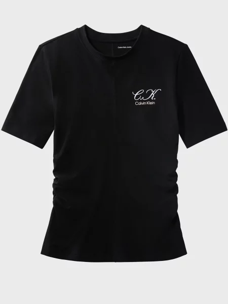 Футболка Calvin Klein Jeans с лого черная