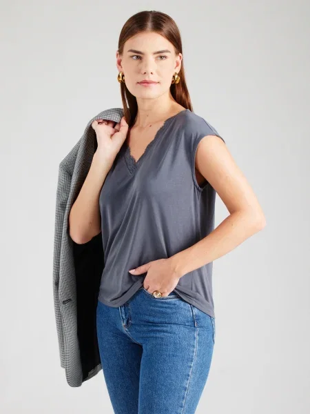 PIECES Tricou PCKAMALA bleumarin