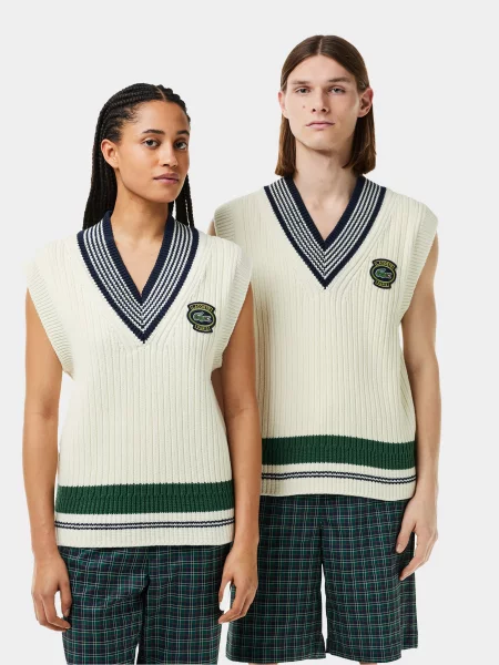 Lacoste Жилет Унісекс білий