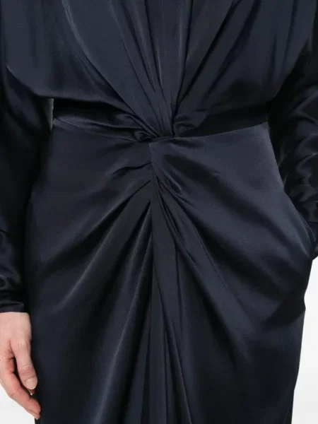 Rochie maxi Stella Mccartney până la genunchi de costum albastru