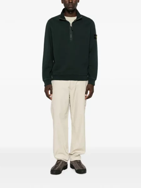 Pulover Stone Island cu strasuri verde