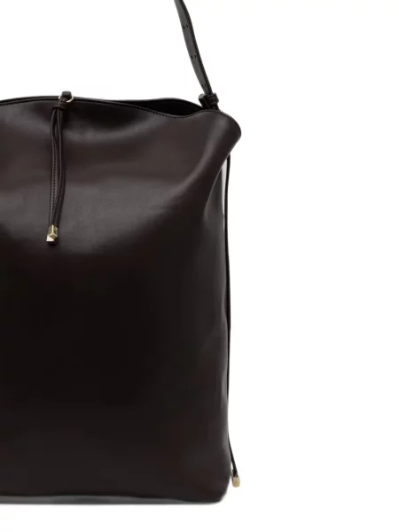 Geantă Armani Exchange cu imagine maro