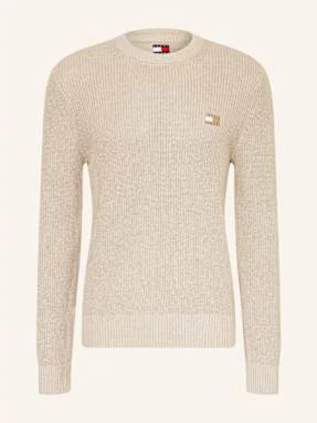 Tommy Jeans Sweter beige beżowy