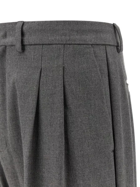 Pantaloni Paul & Shark plisate gri