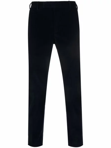 Pantaloni Pt Torino de catifea albastru