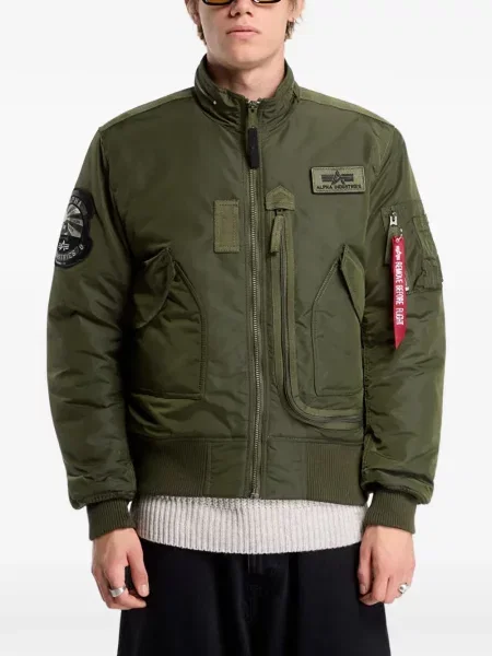 Geacă bomber Alpha Industries verde