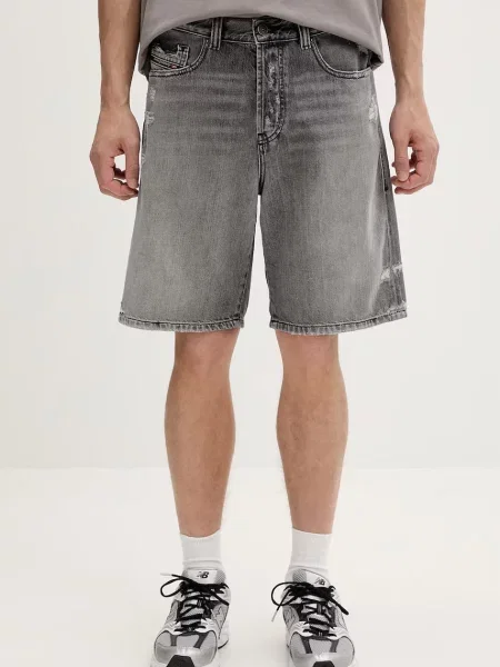 Diesel pantaloni scurți pentru bărbați din denim gri