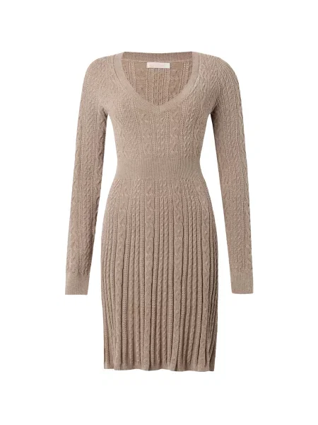 GUESS Rochie tricotat JOANNA închis bej