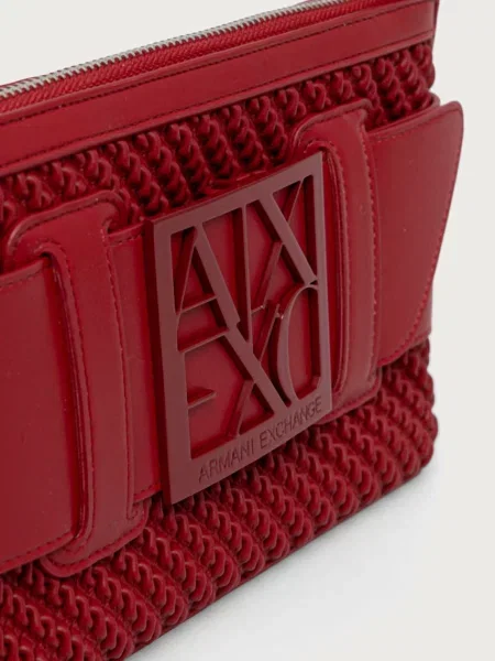 Кожаная сумка шоппер Armani Exchange