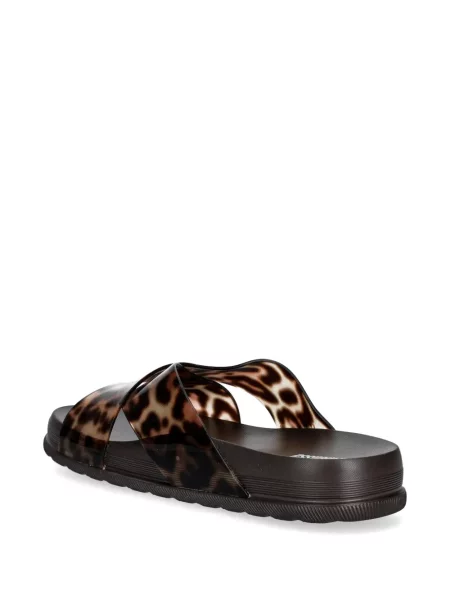 Sandale Melissa cu imagine cu model leopard maro