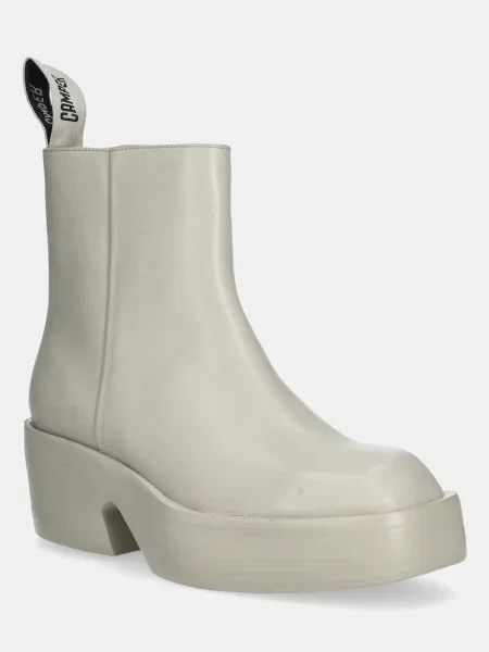 Buty do kostki Camper na platformie beżowe