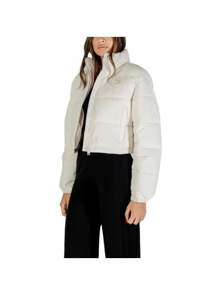 Decupat geacă de blugi Tommy Hilfiger alb