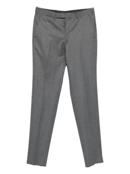 Pantaloni Zegna de lână gri
