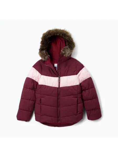 Gyerek sídzseki Columbia Arctic Blast III rich wine/satin pink. Méret: XL rózsaszín
