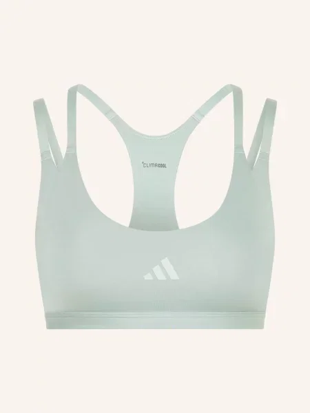 Adidas Biustonosz Sportowy Optime Stripes gruen