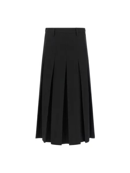 Spódnica midi Mm6 Maison Margiela czarna