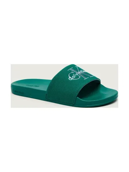 Șlapi Calvin Klein verde