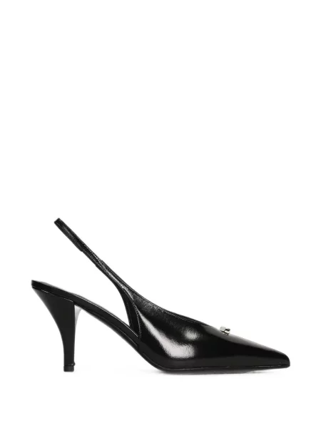 Pantofi cu toc Chantal slingback negru