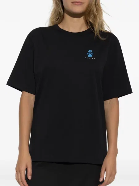 Tricou Marni cu imagine negru