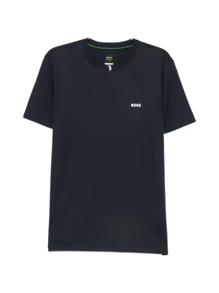 Scurt tricou Boss cu imagine albastru