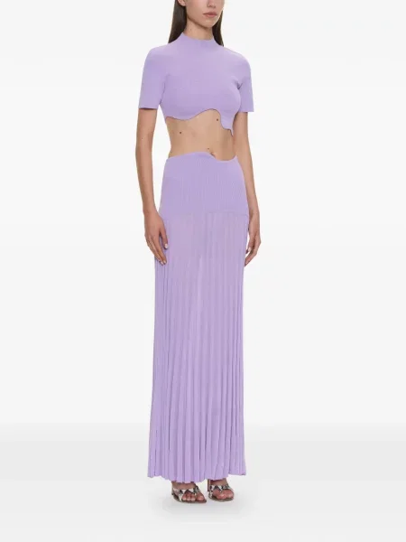 Top Christopher Esber tricotate violet