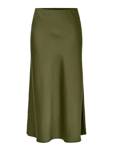 YAS Sukně YASPELLA olivová