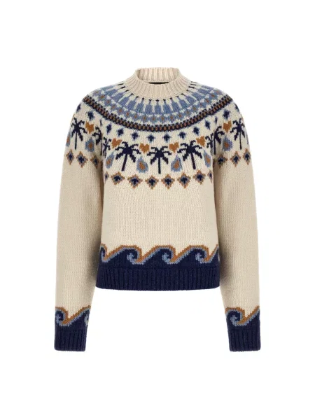 Sweter Alanui wełniany biały