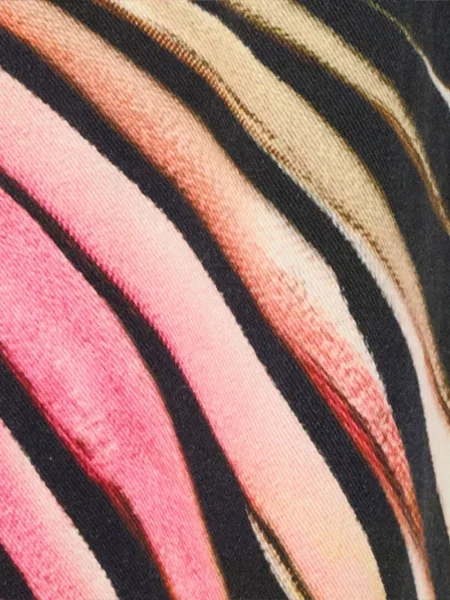 Pantaloni Roberto Cavalli cu imagine roz