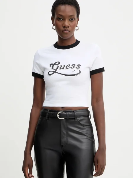 Тениска Guess дамска бяло