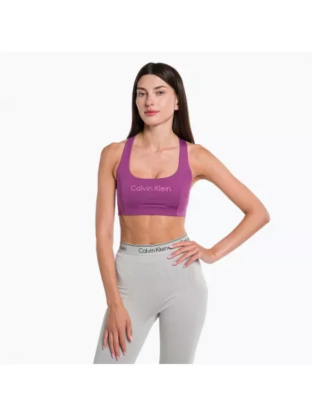 Фитнес сутиен Calvin Klein Medium Support VAE аметист виолетово