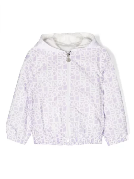 Kurtka dziecięca Moncler Enfant fioletowa