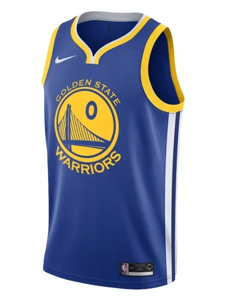 Bikerské tričko Nike s potiskem bez rukávů modré