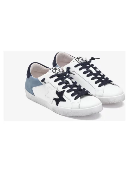 Sneakersy 2star skórzane białe