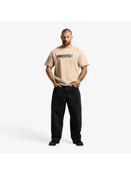 Tricou Prosto T-shirt Mono Sport Peanut Beige S bej