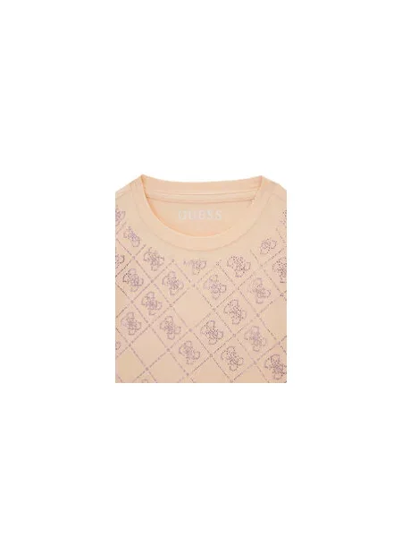 Guess Póló Világos narancs Boxy Fit
