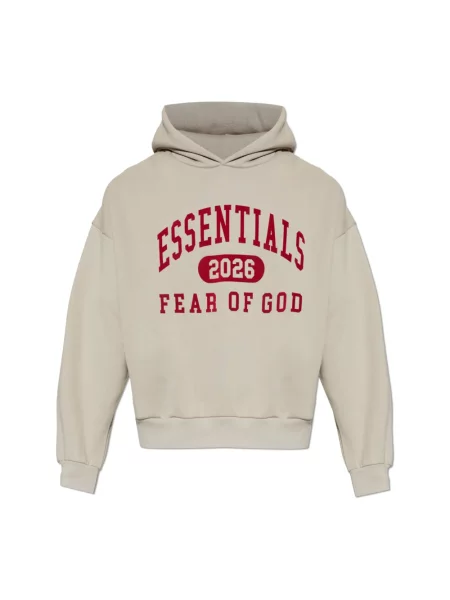 Bluza z kapturem Fear Of God szara