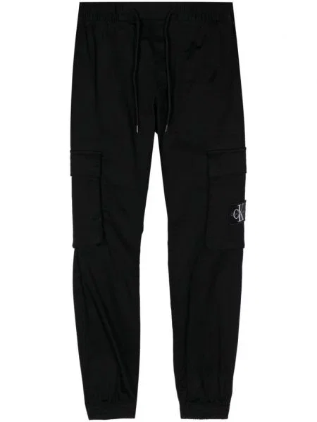 Pantaloni Calvin Klein alergare cu autograf