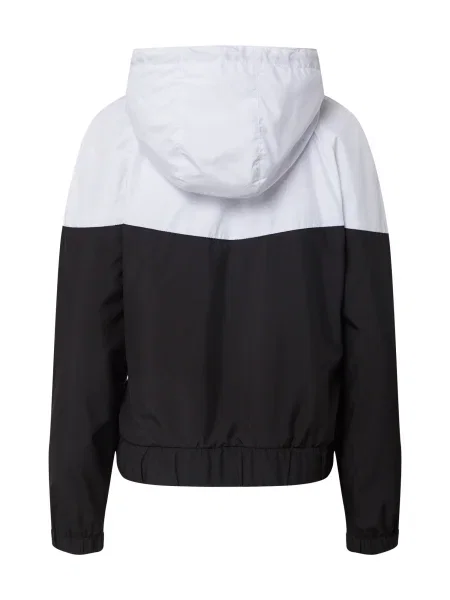 Urban Classics Geacă de primăvară-toamnă / negru alb