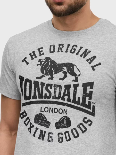 Футболка Lonsdale сіра