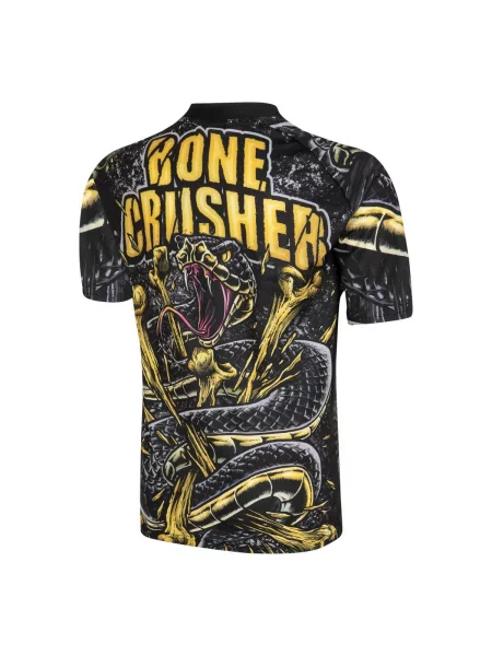 Koszulka fitness dla dzieci Extreme Hobby Bone Crusher z krótkim rękawem czarna