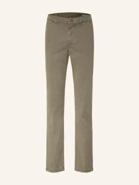 Faherty Chinosy Coastline O Kroju Slim Fit gruen oliwkowe