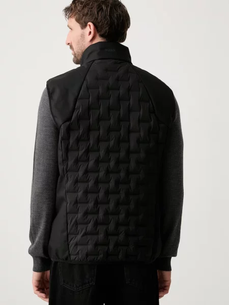 BOSS Green bezrękawnik puchowy OW_T-Down Vest czarna