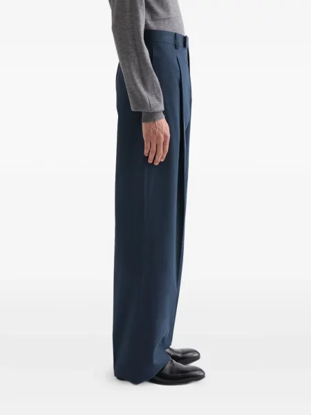 Pantaloni Jil Sander albastru