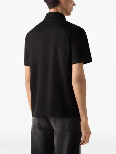 Μικρός polo Zegna μαύρο