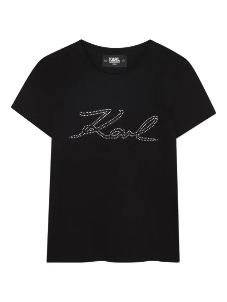 Koszulka dziecięca Karl Lagerfeld czarna