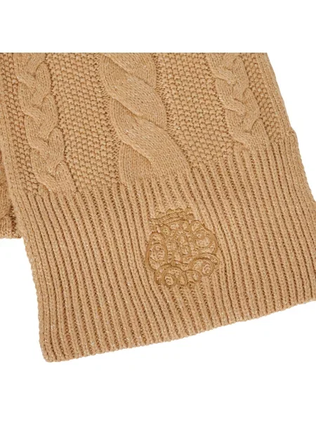 Šál LAUREN RALPH LAUREN Světle hnědá