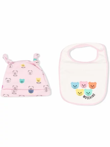 Dětské čepice Moschino růžový
