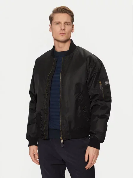 Guess Jeans Kurtka bomber czarny