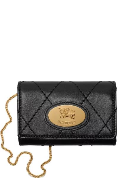 Dygsniuotas vėrinys Burberry juoda