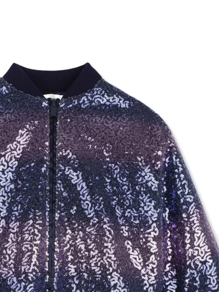 Kurtka bomber dziecięcy Billieblush fioletowy